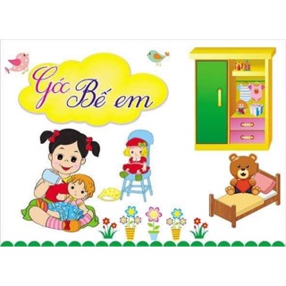 Tranh góc mầm non