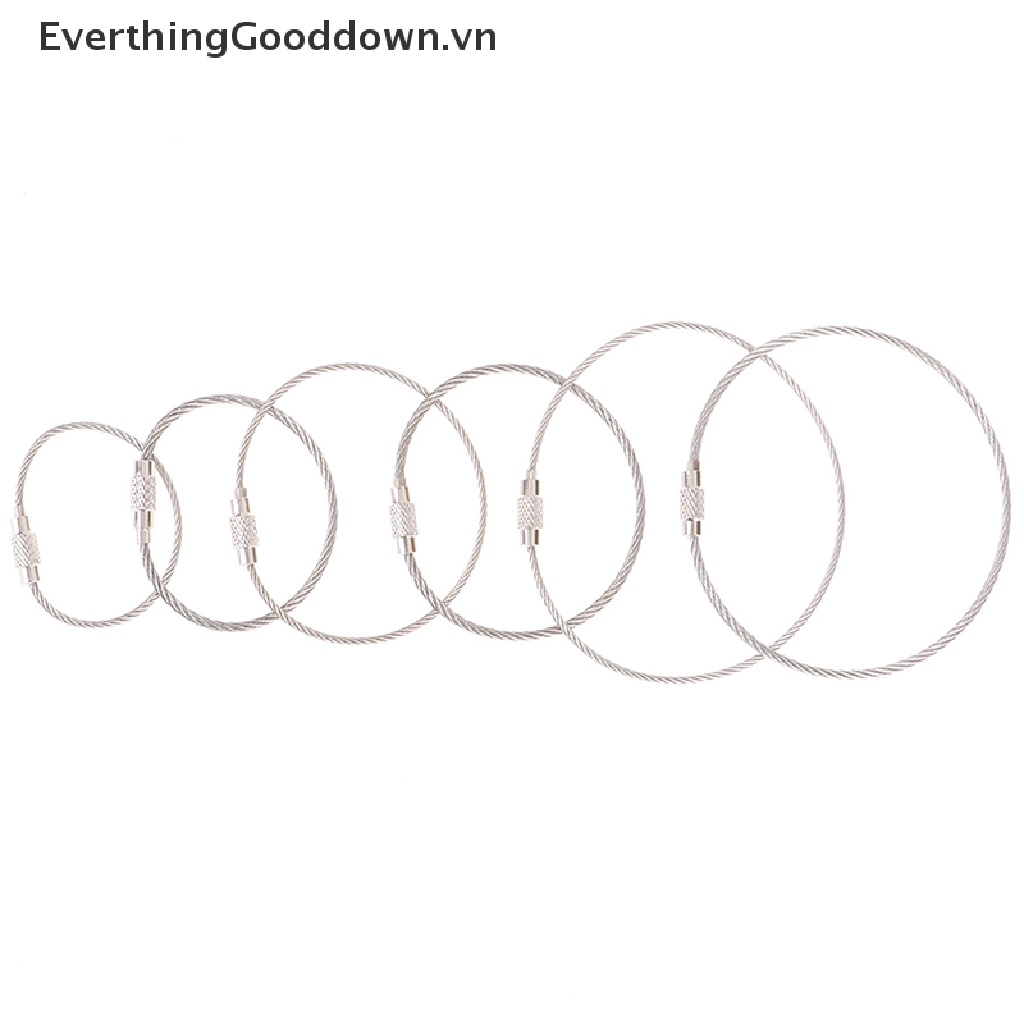 Dây Móc Khóa Bằng Thép Không Gỉ 20 Cái