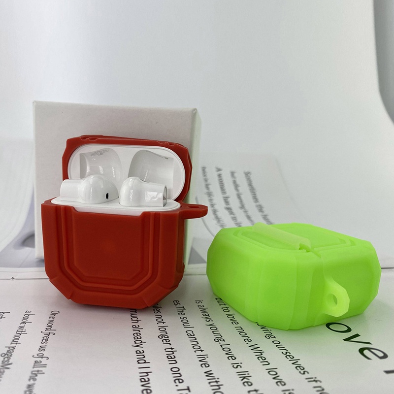 Vỏ Bảo Vệ Hộp Sạc Tai Nghe Buds Bằng Silicone Chống Thất Lạc