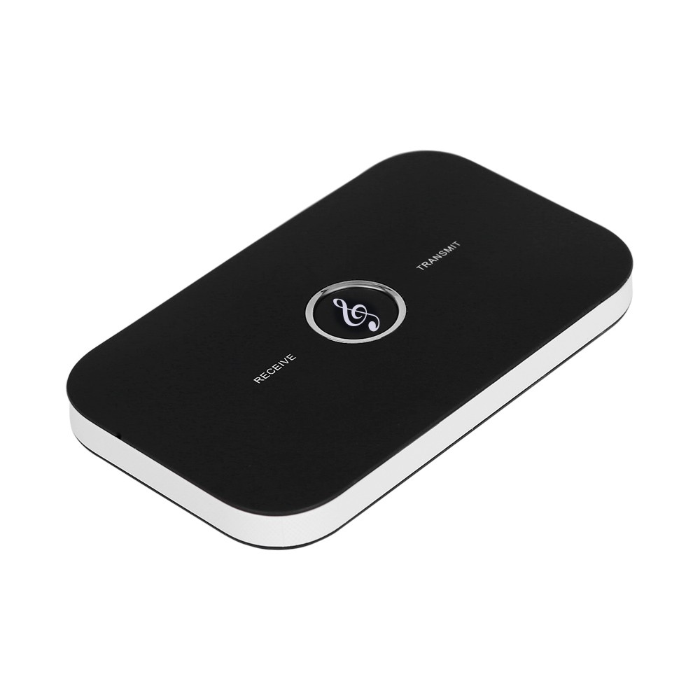 Ĩ B6 2 in 1 Bluetooth Transmitter & Receiver Wireless A2DP Bluetooth Audio Adapter Portable Audio Player Aux 3.5mm Black