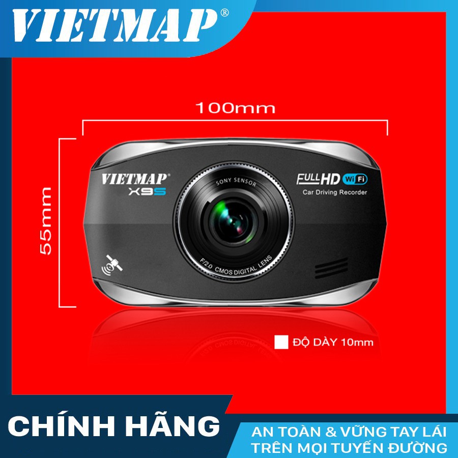 Camera hành trình Vietmap X9S + thẻ nhớ 32Gb class 10