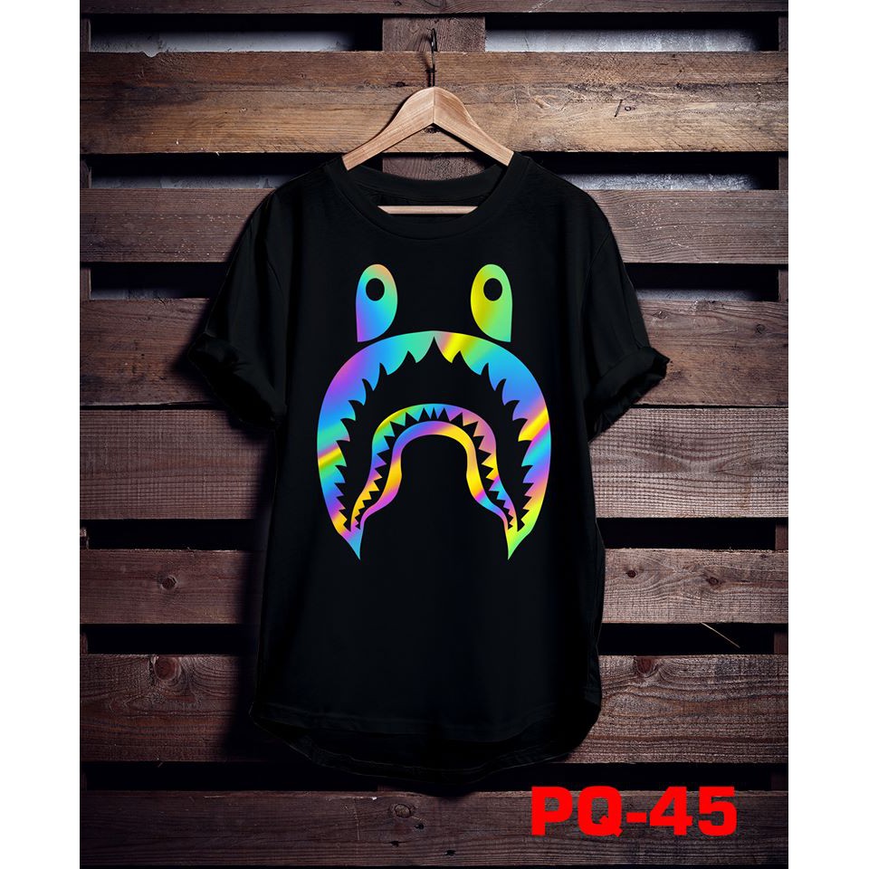 Áo phông phản quang bảy màu Hình mặt thú, form rộng tay lỡ chất Cotton freesize cho nam và nữ MODY