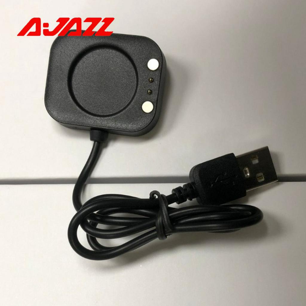 Đế sạc nguồn có dây cáp sạc USB màu đen cho đồng hồ thông minh P8