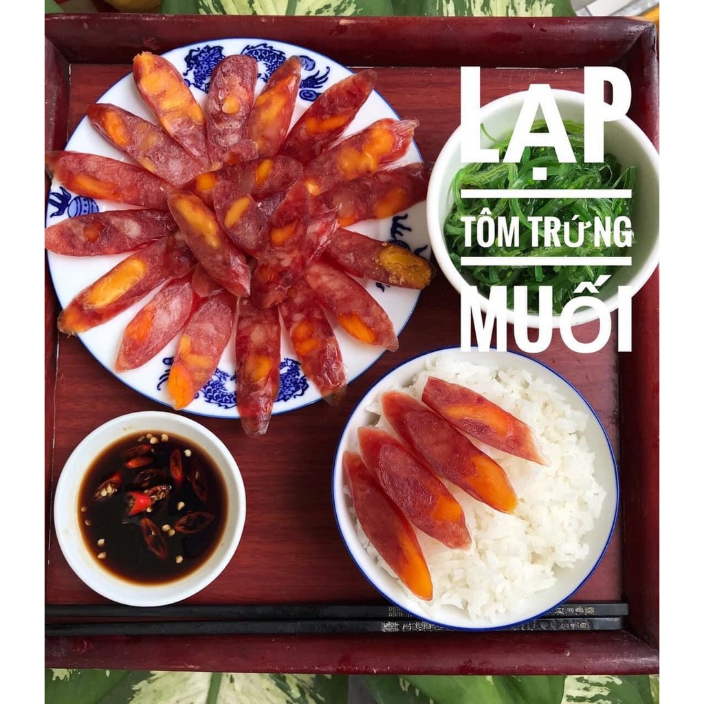 LẠP XƯỞNG TÔM TRỨNG MUỐI - CÓ TÂM QUÁN 500GR