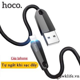 Cáp Sạc nhanh tự ngắt cho iphone Hoco U35 có báo đèn
