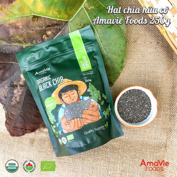 Hạt chia hữu cơ Amavie 250g date 9/2024