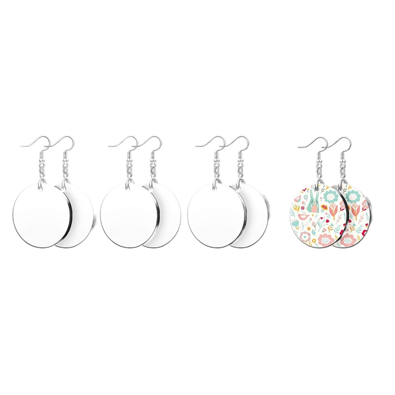 Sa Set 24 Bông Tai Tròn Xỏ Lỗ Họa Tiết Lá Chưa Hoàn Thành