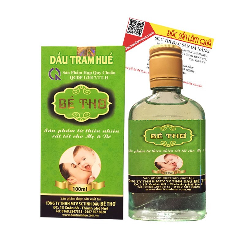 Combo 02 chai Tinh dầu tràm Bé Thơ 100ml