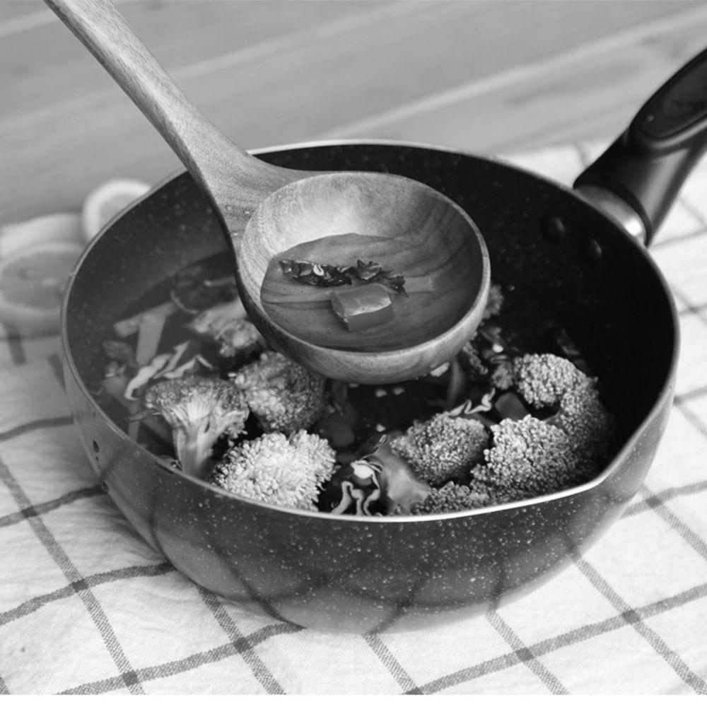 YIYU Muỗng Gỗ Thủ Công Dùng Trong Nhà Bếp