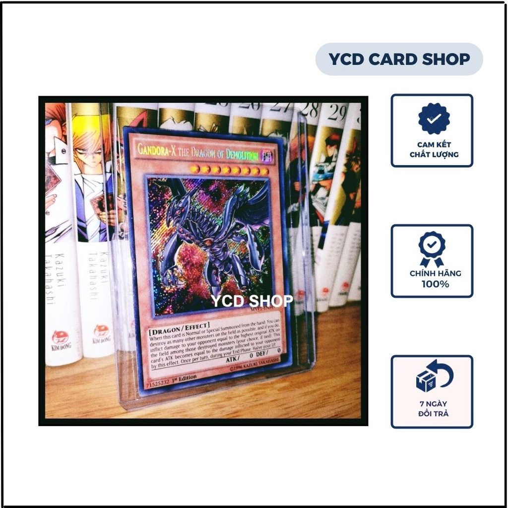 Thẻ bài yugioh chính hãng Gandora-X The Dragon of Demolition – Secret Rare
