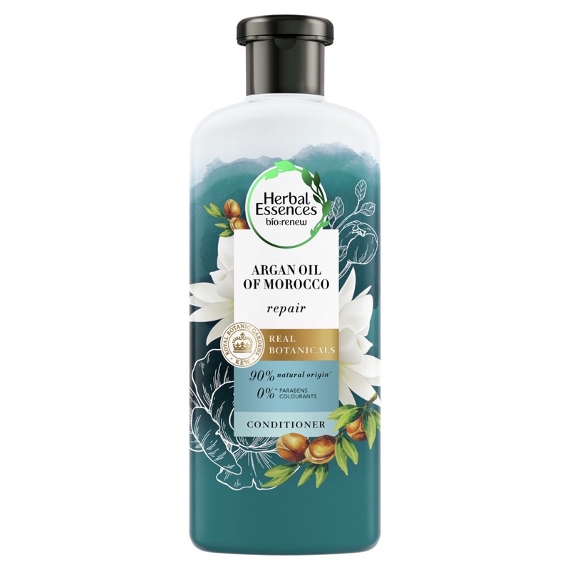 Dầu Xả Phục Hồi Hư Tổn Herbal Essences Repair Argan Oil of Morocco Conditioner Chiết Xuất Tinh Dầu Argan 400ml