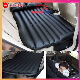 Đệm hơi nhung cao cấp trên ô tô tặng kèm bơm điện và 2 gối sử dụng cho các dòng xe 4 chỗ và 7 chỗ . .