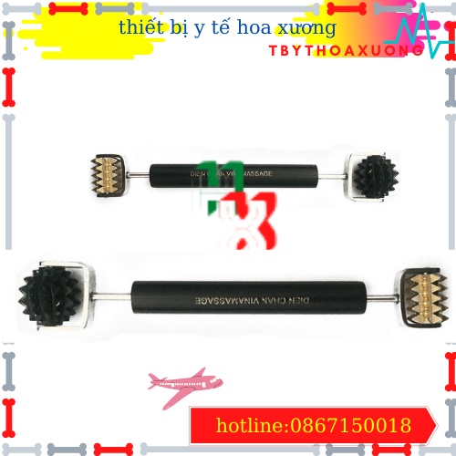 [Hàng Chính Hãng Diện Chẩn Bùi Quốc Châu] Lăn 2 Đầu Đồng Cầu Sừng - Dụng Cụ Diện Chẩn