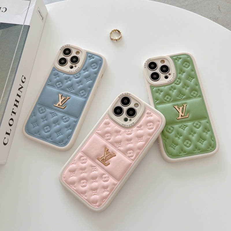 Ốp Điện Thoại Da Họa Tiết Dập Nổi Sang Trọng Chống Rơi Cho iphone 14 13 12 Pro Max 11 Pro Max