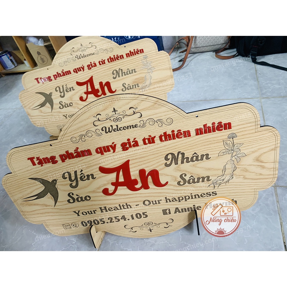 Bảng Gỗ Thương Hiệu - Bảng Shop Online - Bảng Quảng Cáo - Thiết Kế Theo Yêu Cầu