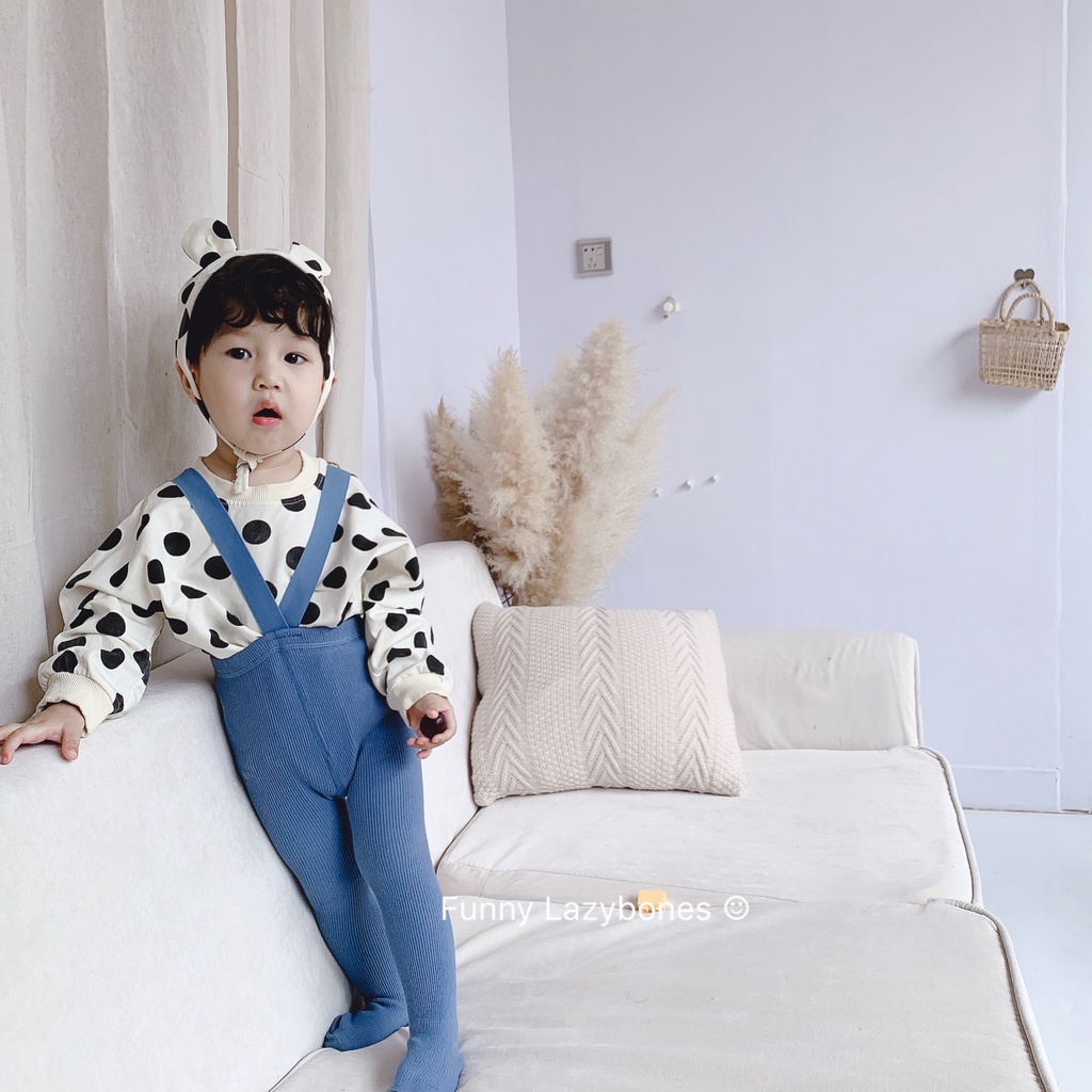 Quần yếm cotton thời trang xinh xắn cho em bé