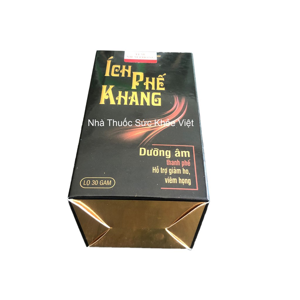 [CHÍNH HÃNG] Ích Phế Khang - HỖ TRỢ GIẢM HO – GIẢM VIÊM HỌNG - Giải pháp cho bệnh viêm họng hạt, viêm amidan mãn tính