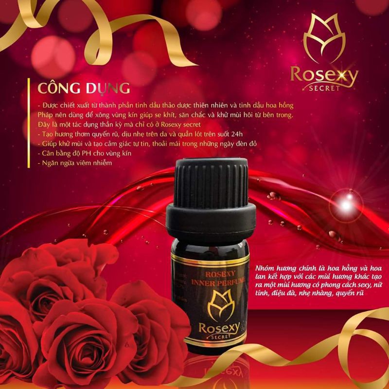 Nước Hoa Vùng Kín Nữ ROSEXY 5ml | Thế Giới Skin Care