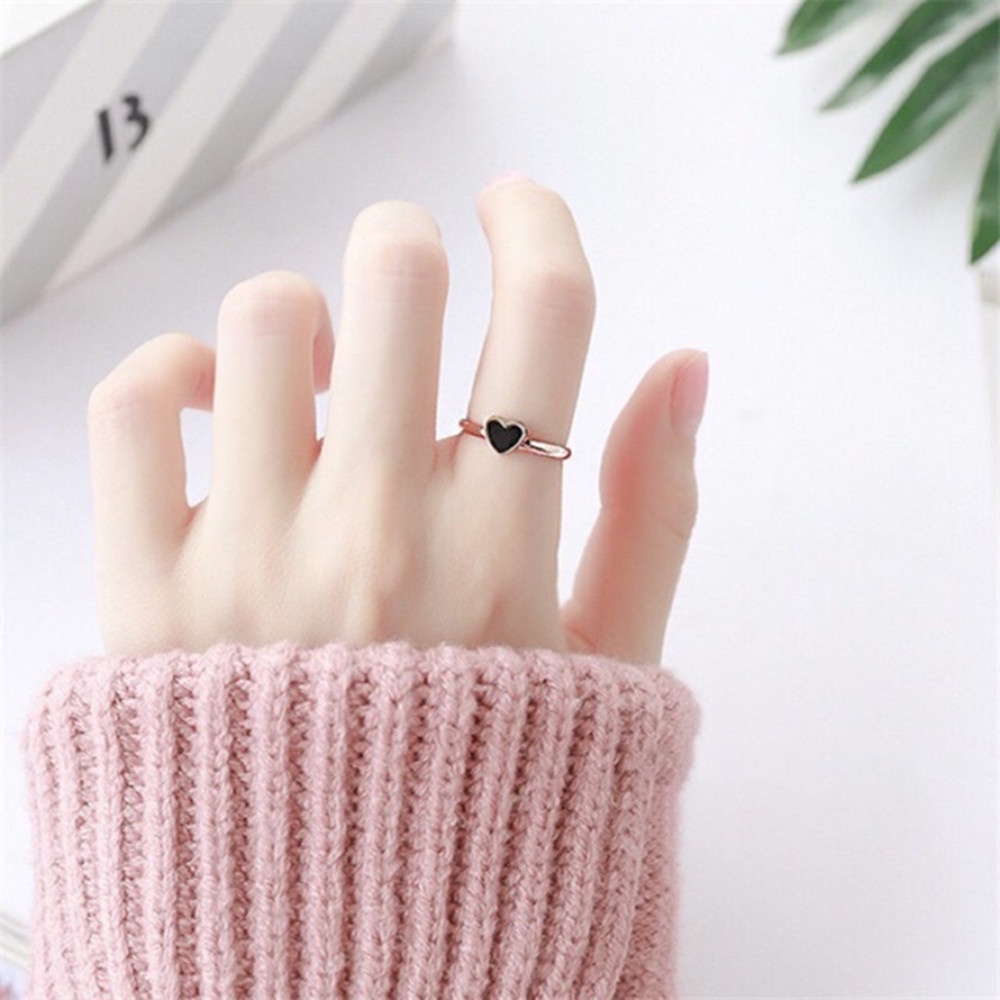 Ốp lưng điện thoại phối nhẫn đeo ngón tay hình trái tim dễ thương