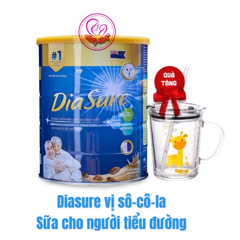 [ Chính hãng] Sữa non Diasure vị sô-cô-la 850g date mới