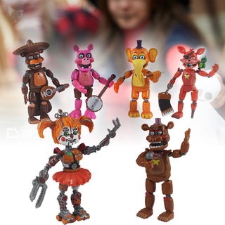 Set 6 Mô Hình Đồ Chơi Nhân Vật Trong Five Nights At Freddy