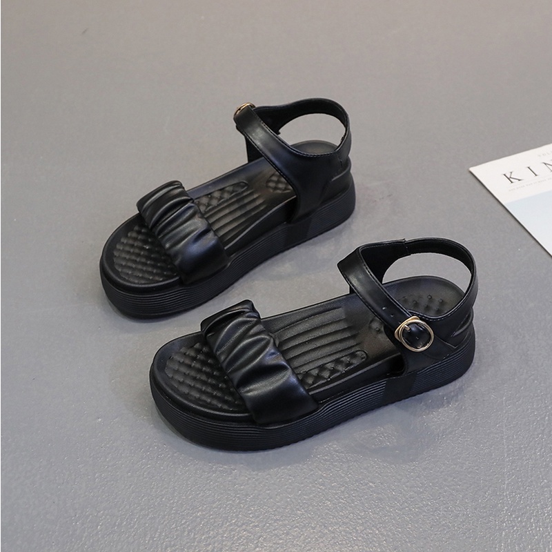 Giày sandal IELGY tăng chiều cao phong cách Hàn Quốc thoải mái cho nữ