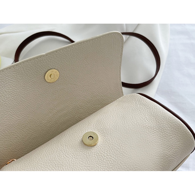 Túi Đeo Chéo Họa Tiết Da Cá Sấu Màu Sắc Đơn Giản Phong Cách Hàn Quốc Cho Nữ