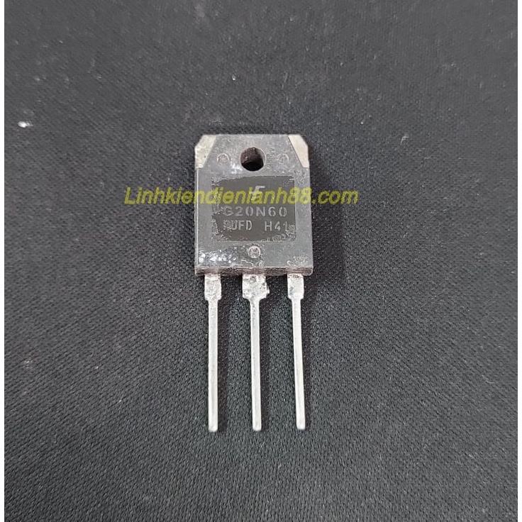 IGBT G20N60RUFD G20N60 20A 600V TO-3P bóc máy chân dài !