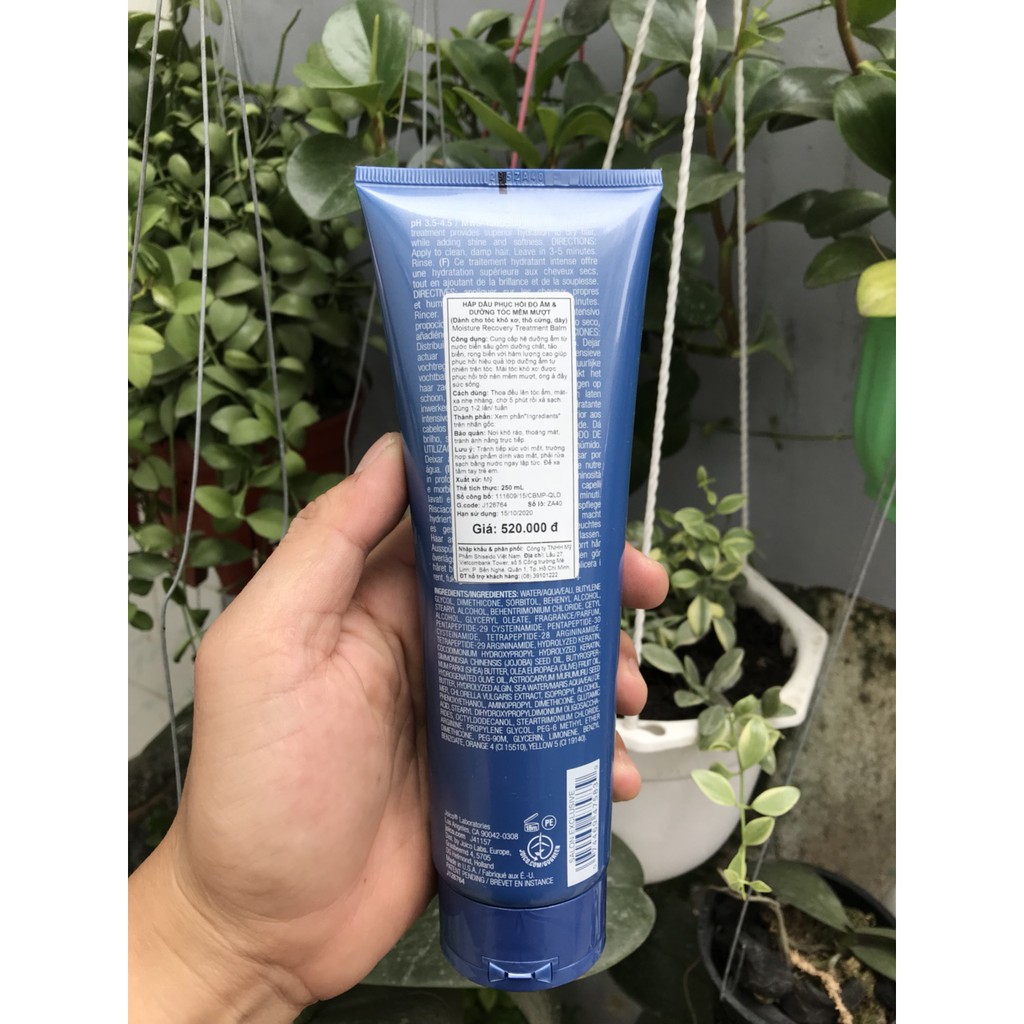 Hấp dầu phục hồi độ ẩm MOISTURE RECOVERY TREATMENT BALM Joico 250ml