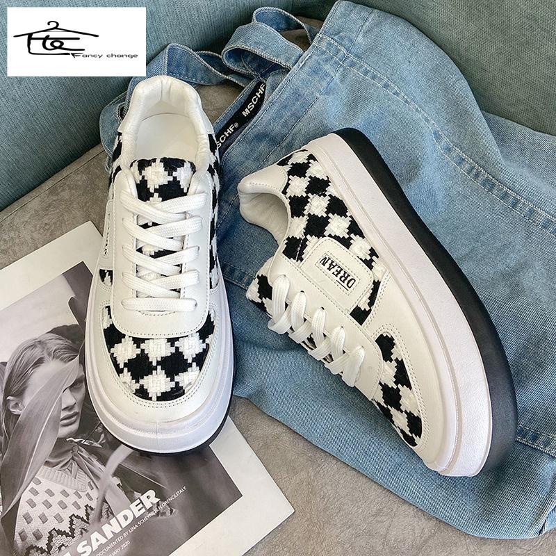 Giày Thể Thao Canvas Màu Trắng Phong Cách Hàn Quốc Cho Nữ