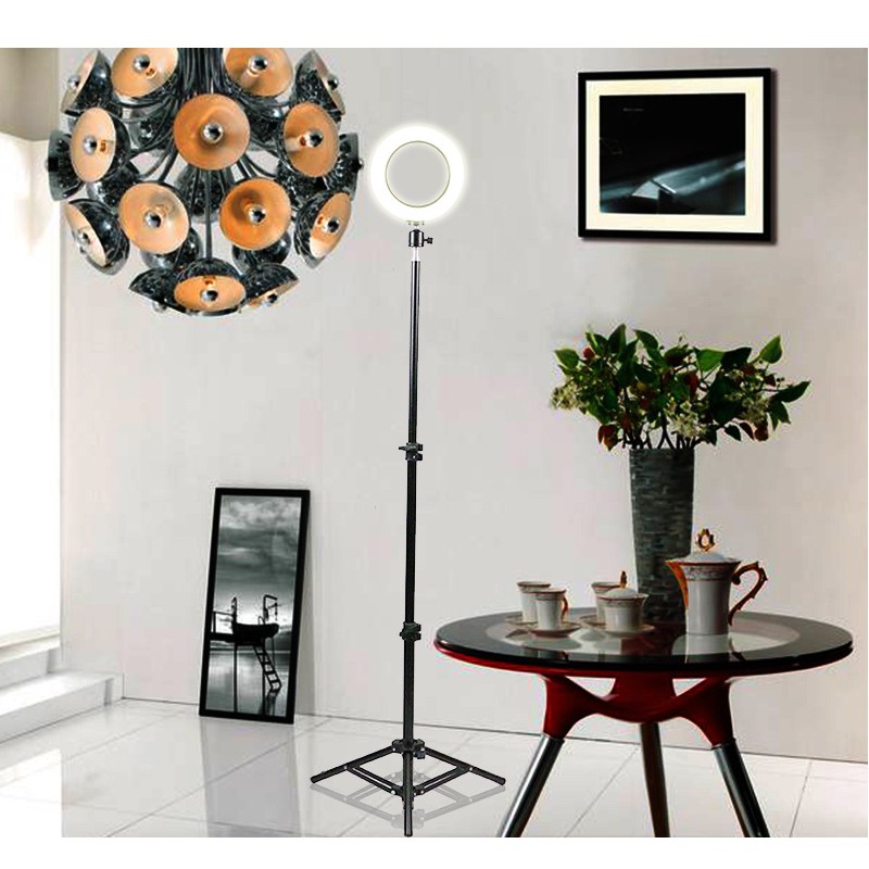Đèn selfie chụp ảnh Huqu HQ-02 hỗ trợ 3 chế độ ánh sáng - Đèn Led có tăng giảm ánh sáng