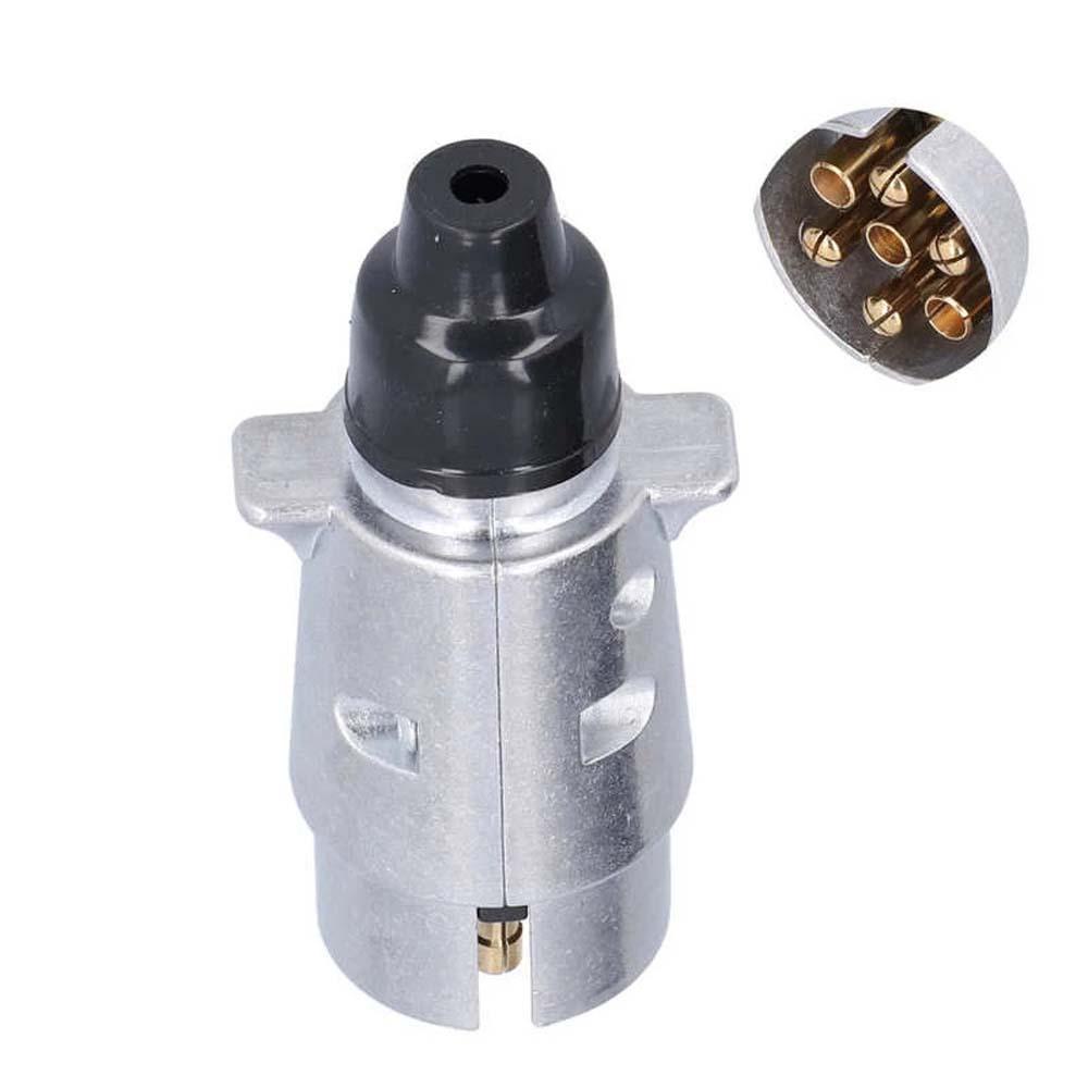 Phích Cắm Kết Nối 7 Chiều RVs Bằng Hợp Kim Nhôm Dành Cho Xe Hơi