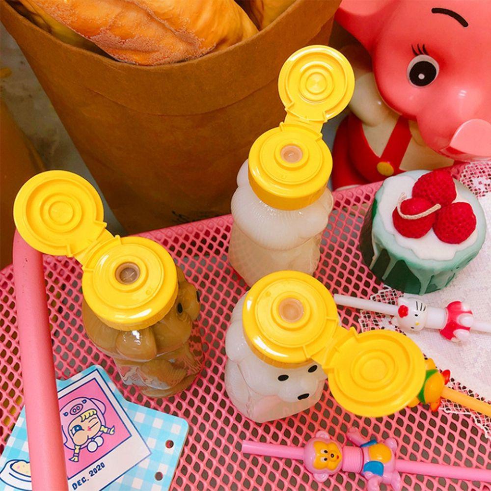 Chai Đựng Dầu Dạng Bóp 240ML Có Nắp Hình Gấu Dùng Để Nấu Ăn / Nướng BBQ Trong Nhà Hàng / Nhà Bếp