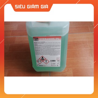 Dung dịch ngâm khử khuẩn steranios 2% can 5l