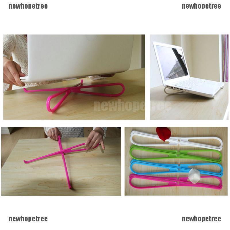 Giá đỡ laptop bằng nhựa đơn giản &amp; hỗ trợ làm mát