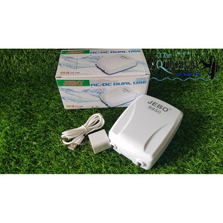 Máy sủi oxy tích điện Jebo 9950 tặng 2 bộ dây sủi oxi
