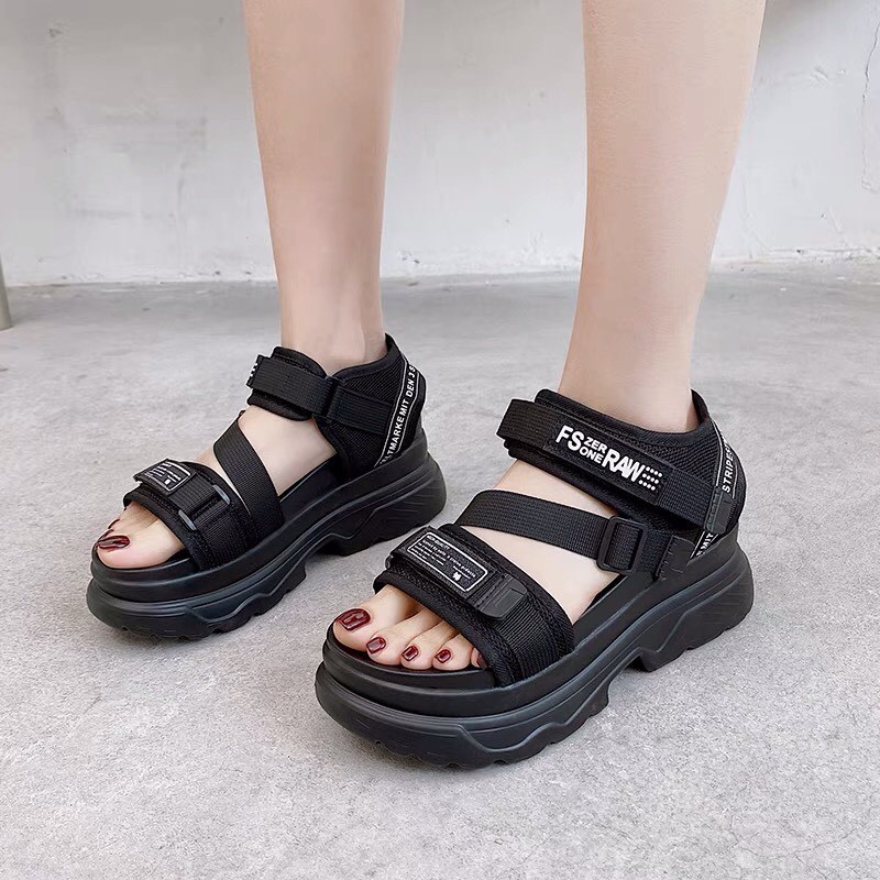 [Mã WASKT304 giảm 15% tối đa 30K đơn 99K] FREE SHIP Sandal nữ quai hậu độn đế êm chân tôn dáng cực xinh