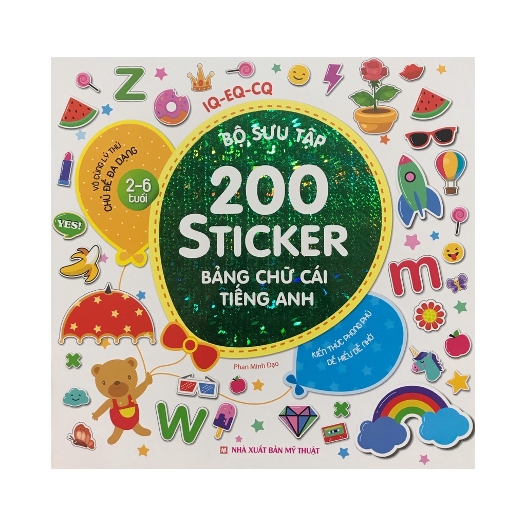 Sách - Combo Bộ sưu tập 200 Sticker