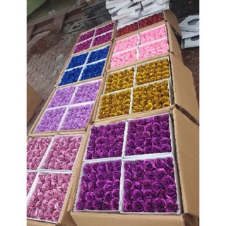 Hoa nhũ kim tuyến hộp 50 bông
