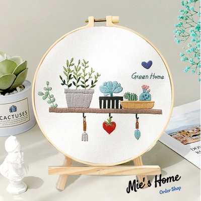Bộ Dụng Cụ Thêu Thủ Công Phong Cách Baltic Vintage Gói vật liệu bạn thêu thủ công tự làm quà tặng MIE SHOP