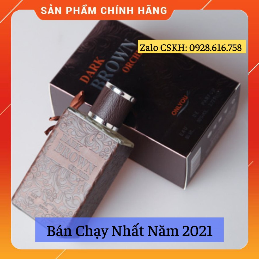 Nước Hoa Nam Cao Cấp Dark Brown 80ml Hương Thơm Quyến Rũ | Thế Giới Skin Care