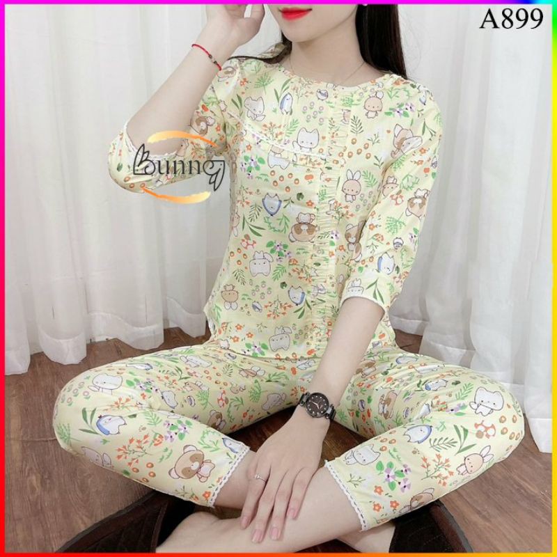 [Bunny] Đồ bộ mặc nhà-mặc sau sinh, đồ bộ nữ, quần áo nữ dáng đẹp