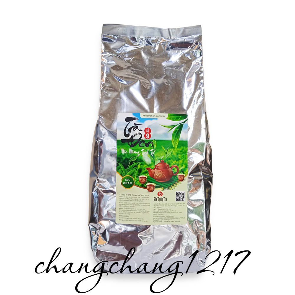 Trà Đen Số 9 Pha Trà Sữa Gia Thịnh Trà Gói 500gr