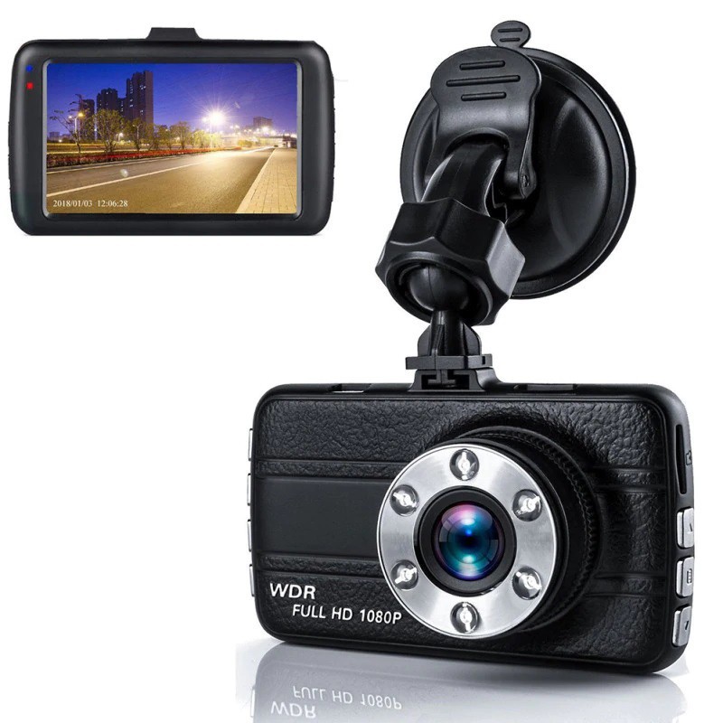 Camera hành trình X-004 có cam lùi chống nước, 5M -FHD 1080P sau 720P - Lưu trữ ngày đêm, góc quay rộng 170 độ