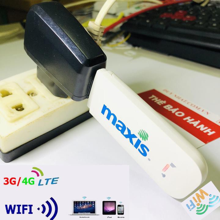 (XẢ KHO) USB phát wifi MAXIS ZTE MF70 tốc độ cực mạnh 150 Mbps,tặng sim 4G Data cực khủng miễn phí