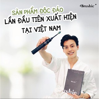 [Tặng 2 quà-Chính hãng] BRUSHIE Bàn Chải Điện xMáy Rửa mặt thông minh-Đánh răng/Rửa Mặt/Chăm sóc nứu, tốt cho RĂNG NIỀNG