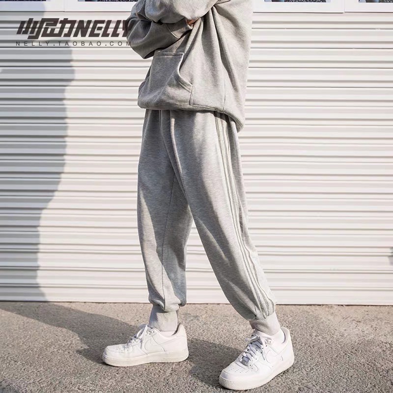 Quần nỉ ba sọc cạnh NELLY sale (CÓ SẴN)