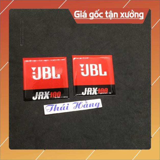 . Tem chữ JBL nhôm 5x5 cm (1 đôi) ..