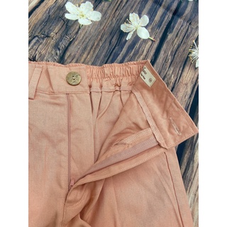 Quần short LINEN BỘT PREMIUM. June Q07