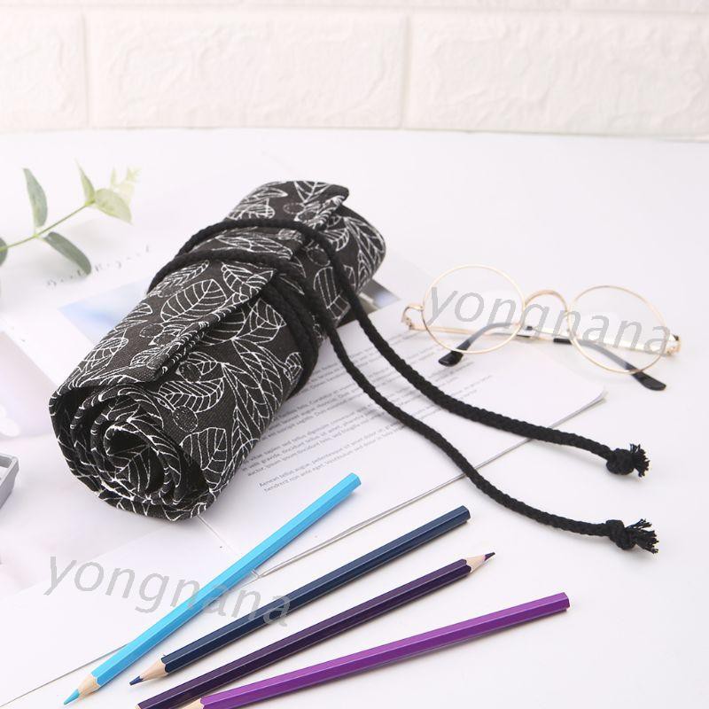 Túi Đựng Bút Chì Bằng Vải Canvas 12 / 24 / 36 / 48 / 72 Lỗ